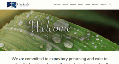 Desktop Screenshot of creeksidebible.org