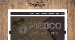 Desktop Screenshot of creeksidebible.com