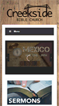Mobile Screenshot of creeksidebible.com